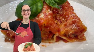 Cannelloni recipe  Cannelloni with meat and ricotta with easytofollow recipe [upl. by Clarita]