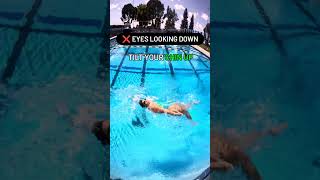 3 Common Backstroke Mistakes amp how to fix them shortsfeed swimming performance [upl. by Armillda642]