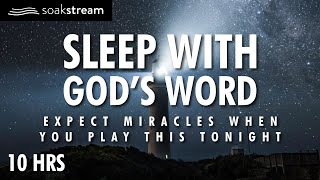 Play These Scriptures All Night And See What God Does  100 Bible Verses For Sleep [upl. by Ahilam162]