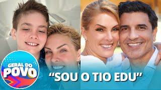 Edu Guedes comenta relação com filho de Ana Hickmann “É um menino inteligente carinhoso” [upl. by Anirehc510]