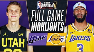 JAZZ at LAKERS  NBA INSEASON TOURNAMENT 🏆  FULL GAME HIGHLIGHTS  November 21 2023 [upl. by Elegna]