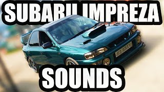 Modified Subaru Impreza Sounds [upl. by Rochette964]