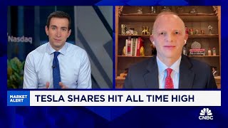 What matters most to Teslas stock is growth of units says Neuberger Bermans Dan Flax [upl. by Alyn392]