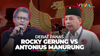 Serangan Balik Rocky Gerung Untuk Antonius Manurung Perihal Ideologi Pancasila [upl. by Elery]