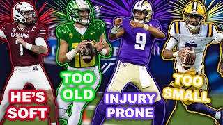 A HATERS GUIDE to the 2024 NFL QB Draft Class Every Players Biggest Red Flag [upl. by Okiek34]