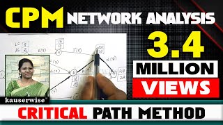 CPM  Critical Path MethodProject Management TechniqueOperations Research Solved Problem [upl. by Ailadi]