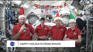 Happy Holidays from the Expedition 70 Crew [upl. by Arlin615]