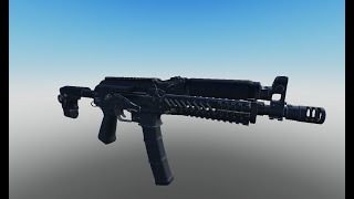 Roblox VityazSN Russian SMG Demo Firing [upl. by Ruhtua]