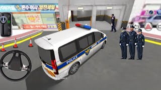 New Staria Police Van Parking lot chaking on 3d driving class gameplay gaming youtube yt [upl. by Dov]