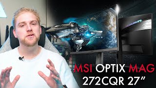 MSI Optix MAG272CQR Curved Gaming Monitor Review Disappointment at a Huge Price [upl. by Bello366]