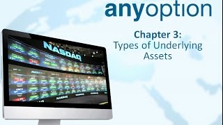 Lesson 3  Types of Underlying Assets [upl. by Crysta]