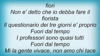 Bluvertigo  Fuori Dal Tempo Lyrics [upl. by Allianora947]