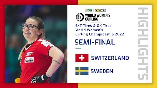 Switzerland v Sweden  Highlights  BKT Tires amp OK Tire World Womens Curling Championship 2022 [upl. by Rexer]