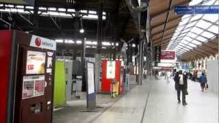 Gare St Lazare Paris Train Station to Bayeux [upl. by Naoma]