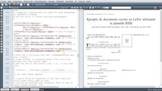 LaTeX texmaker Tutorial 11  Artículo formato IEEE journal elementos básicos paper  español 12 [upl. by Lemert648]