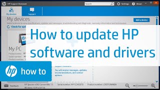 Updating HP Software and Drivers  HP Support  HP Support [upl. by Rusticus]