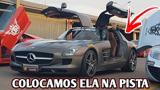 ANDANDO DE MERCEDES SLS NA PISTA COM ALE DREAM ROUTE  CVBR 284 [upl. by Eniron96]