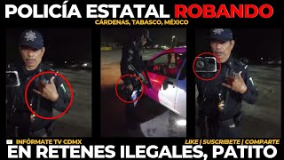 policiaestatal R0BAND0 EN RETENES lLEGALES [upl. by Togram]