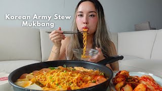 playkoreanfoodseason4Korean Army Stew Budae Jjigae Mukbang [upl. by Lianne]