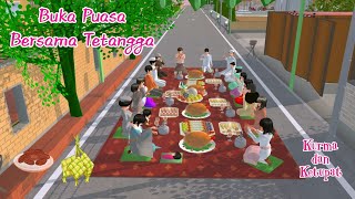 Kurma dan Ketupat  Buka Puasa Bersama Tetangga Sakura School Simulator [upl. by Enyalahs]