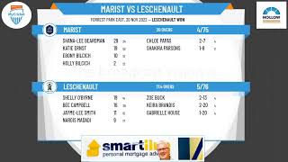 Bunbury amp Districts Cricket Association  Womens  Round 4  Marist v Leschenault [upl. by Leifeste580]