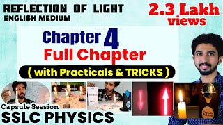 Reflection of Light  SSLC Physics Chapter 4 Full with Practicals amp Tricks English Medium Class 10 [upl. by Aroz901]