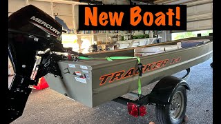 Grizzly Tracker 1436 w Merc 99HP  Rundown for fishing S Texas [upl. by Ydnew866]