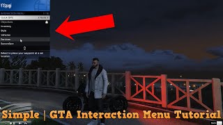 Simple  GTA Interaction Menu Tutorial [upl. by Rosinski176]