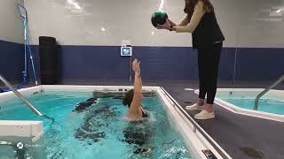 Hydrotherapy Exercises  Jumps with Pivot for PostOp ACL Patients [upl. by Asir]