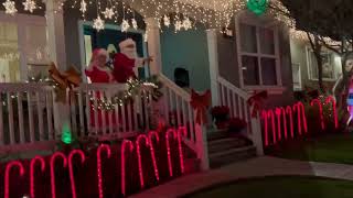 Simple Living America San Carlos California Christmas House and Real Life Santa [upl. by Thornie]