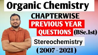 Previous year questions  Organic chemistry  Stereochemistry  Kumaun University  BSc 1st year [upl. by Attenwahs]