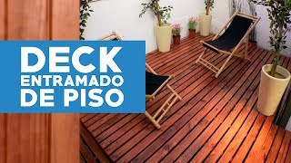 ¿Cómo construir un deck o entramado de piso [upl. by Alegnatal991]