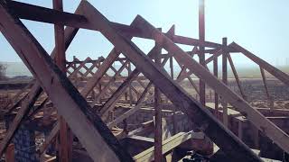 ACOPERIS IN DOUA APE  CONSTRUCTIE Roof construction [upl. by Dunn]