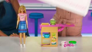 Barbie® Noodle Bar Playset Workstation Accessories [upl. by Tecla]