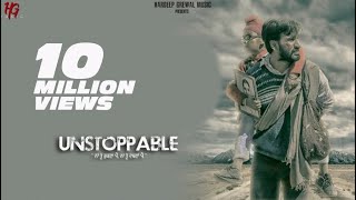 Unstoppable  Hardeep Grewal Official Video  Yeah Proof  Motivational Song [upl. by Arnst]