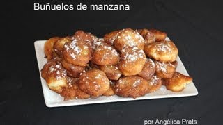 BUÑUELOS DE MANZANA quotGUILLERMO TELLquot  APPLE FRITTERS quotWILLIAM TELLquot [upl. by Irtimed]