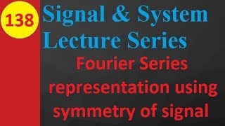 Fourier Series Representation Using Signal Symmetry [upl. by Manheim]