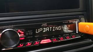 JVC KDX320BT bluetooth problem  solution update firmware for system and bluetooth short version [upl. by Yevrah356]