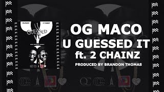 OG Maco  U Guessed It Bass Boosted Instrumental [upl. by Tatman]