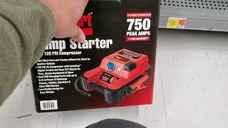 REVIEW EverStart 750A Jump Starter with 120 PSI Digital Compressor Heavy Duty IS THIS ANY GOOD [upl. by Earlene]