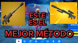 INFLIGE DAÑO A JUGADORES ENEMIGOS CON RIFLES DE TIRADOR DESIGNADO O RIFLES DE FRANCOTIRADOR FORTNITE [upl. by Meuse]