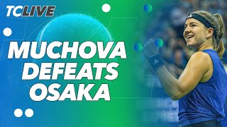 Karolina Muchova defeats Naomi Osaka in the US Open second round  TC Live [upl. by El]