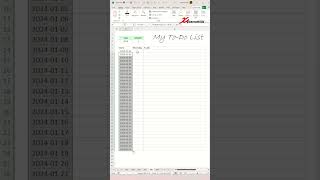 Vertical Calendar Template  PART 1  Excel Tips and Tricks [upl. by Weldon682]