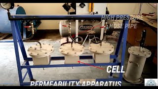 CONCRETE PERMEABILITY TEST IN LABORATORY [upl. by Schrader]