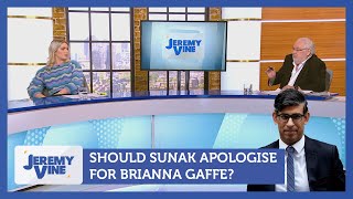 Should Sunak apologise for Brianna gaffe Feat Mike Parry amp Jess Davies  Jeremy Vine [upl. by Olracnaig204]