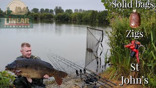 Big Carp fishing on St Johns with solid bags and zigs NO Spombing just casting to showing fish [upl. by Lener]