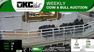 1292024  OKC West Weekly Cow amp Bull Auction [upl. by Eux23]