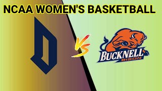 Duquesne Dukes vs Bucknell Bison  20242025 NCAA Womens Basketball Live Score [upl. by Attenahs692]