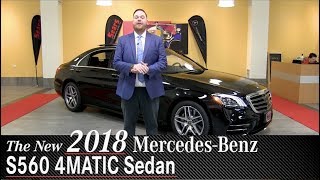 Review All New 2018 MercedesBenz S560 Sedan  Minneapolis Minnetonka Wayzata MN  Walk Around [upl. by Sabino]