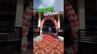 😍🤯நம்ம திருச்சில Rail Coach Restaurant ஆ💢⁉️shorts food foodie streetfood [upl. by Lerraj972]